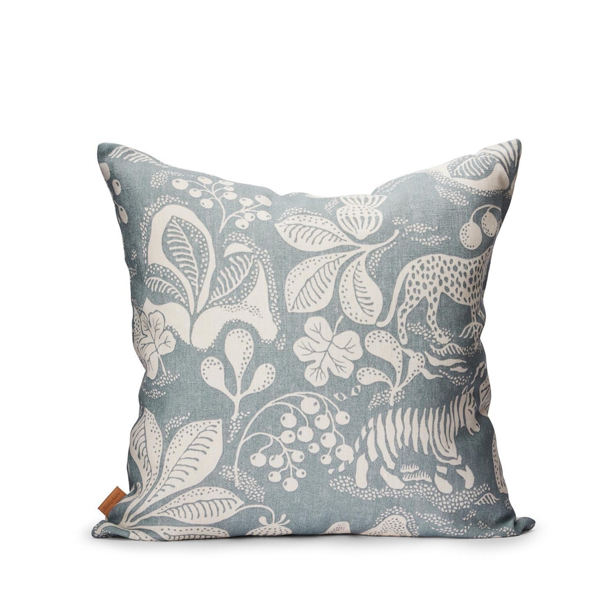 Kuddfodral Linne 50x50cm - Wild At Heart - Dusty Blue, 50x50 cm