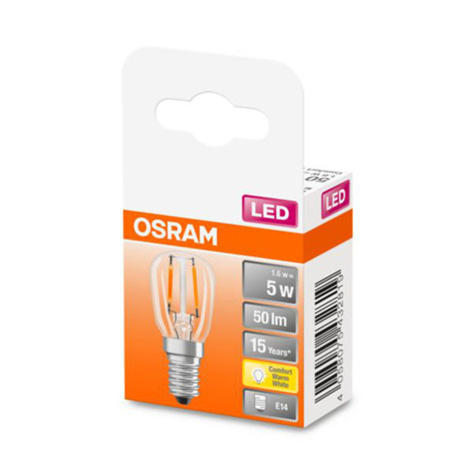 OSRAM LED-lampa Special T26 E14 1,6 W 2 400 K