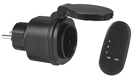 Fjärrströmbrytare 1-pack Utomhus 6cm