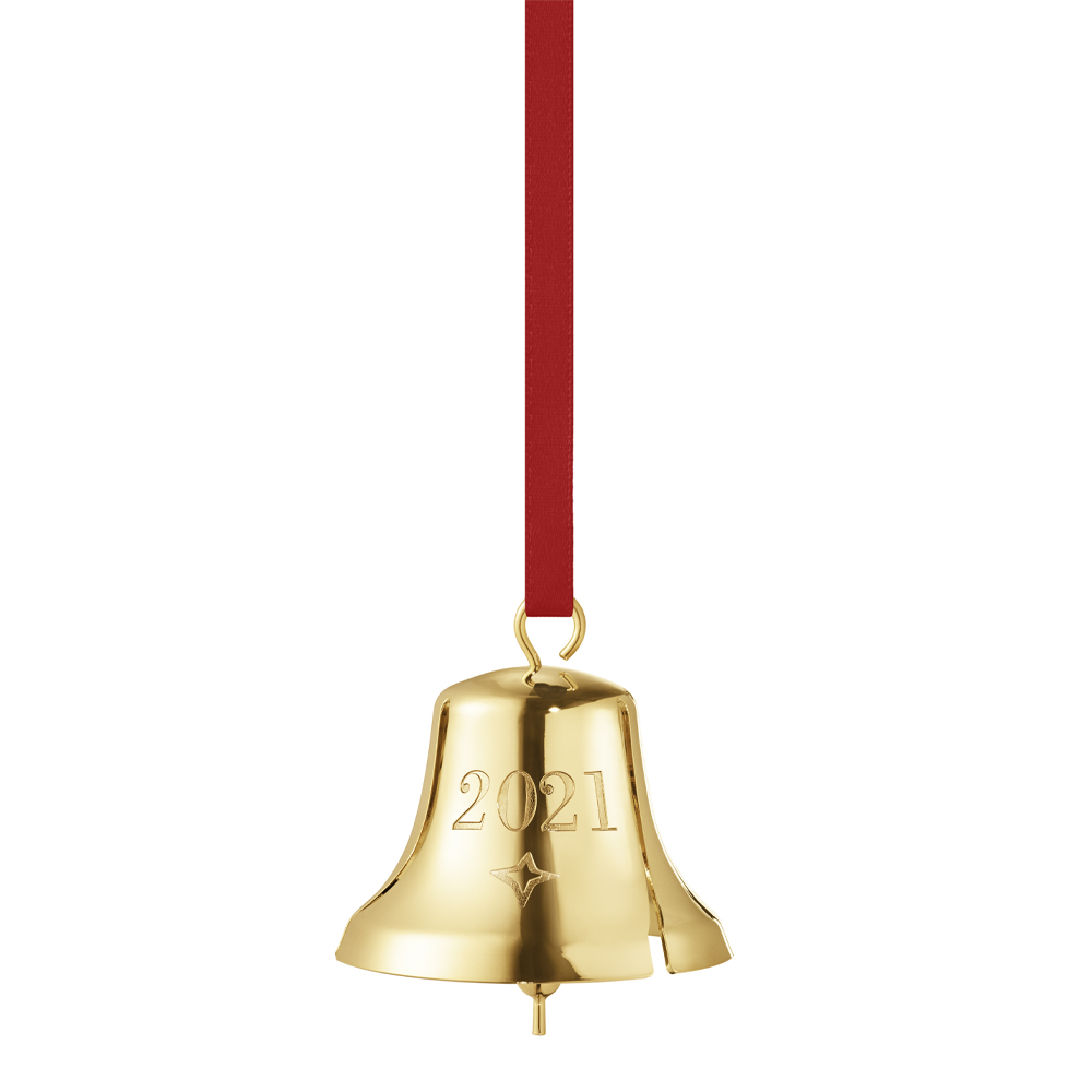 Georg Jensen - 2021 Julpynt Klocka Guld