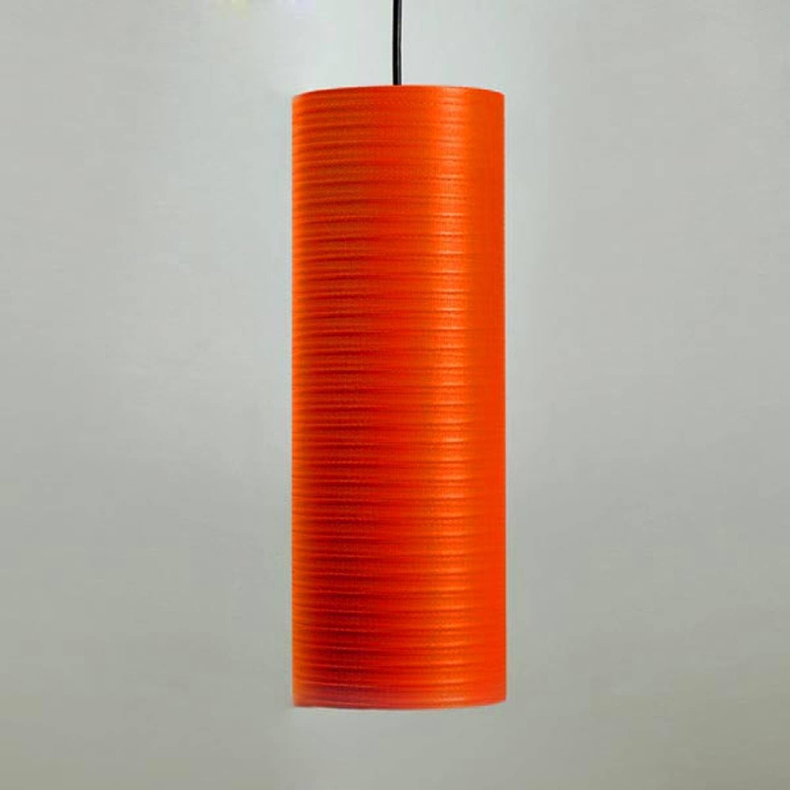 Tube-hänglampa, 30 cm, röd