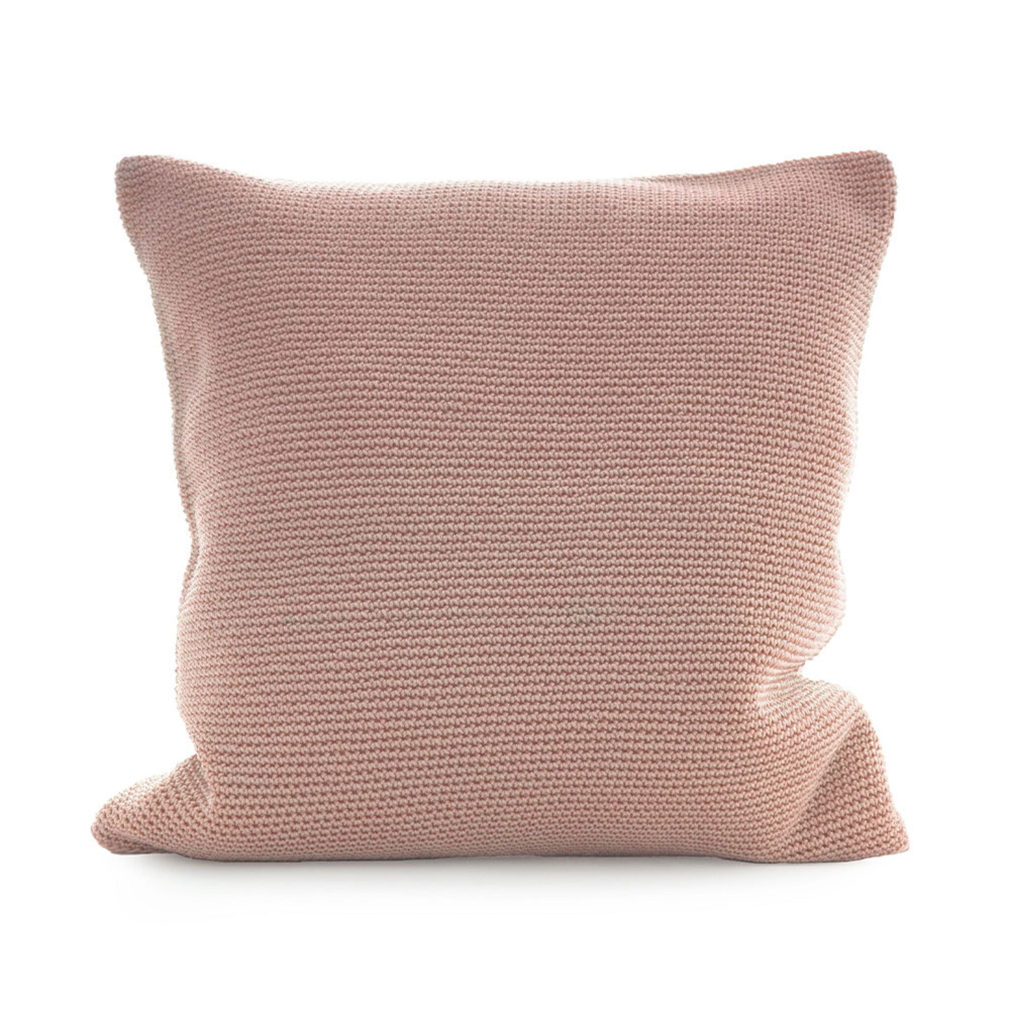 Kuddfodral 50x50 Soft Pink Crochet, 50X50