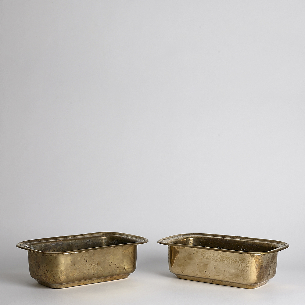 Vintage - SÅLD Ytterfoder 2-pack Mässing