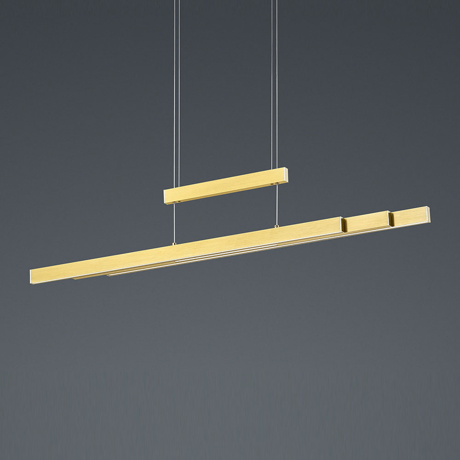 LED-pendellampa Trajan, 2 700-5 000 K mässing matt