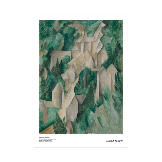 Moderna Museet Poster Georges Braque Slottet i La Roche-Guyon