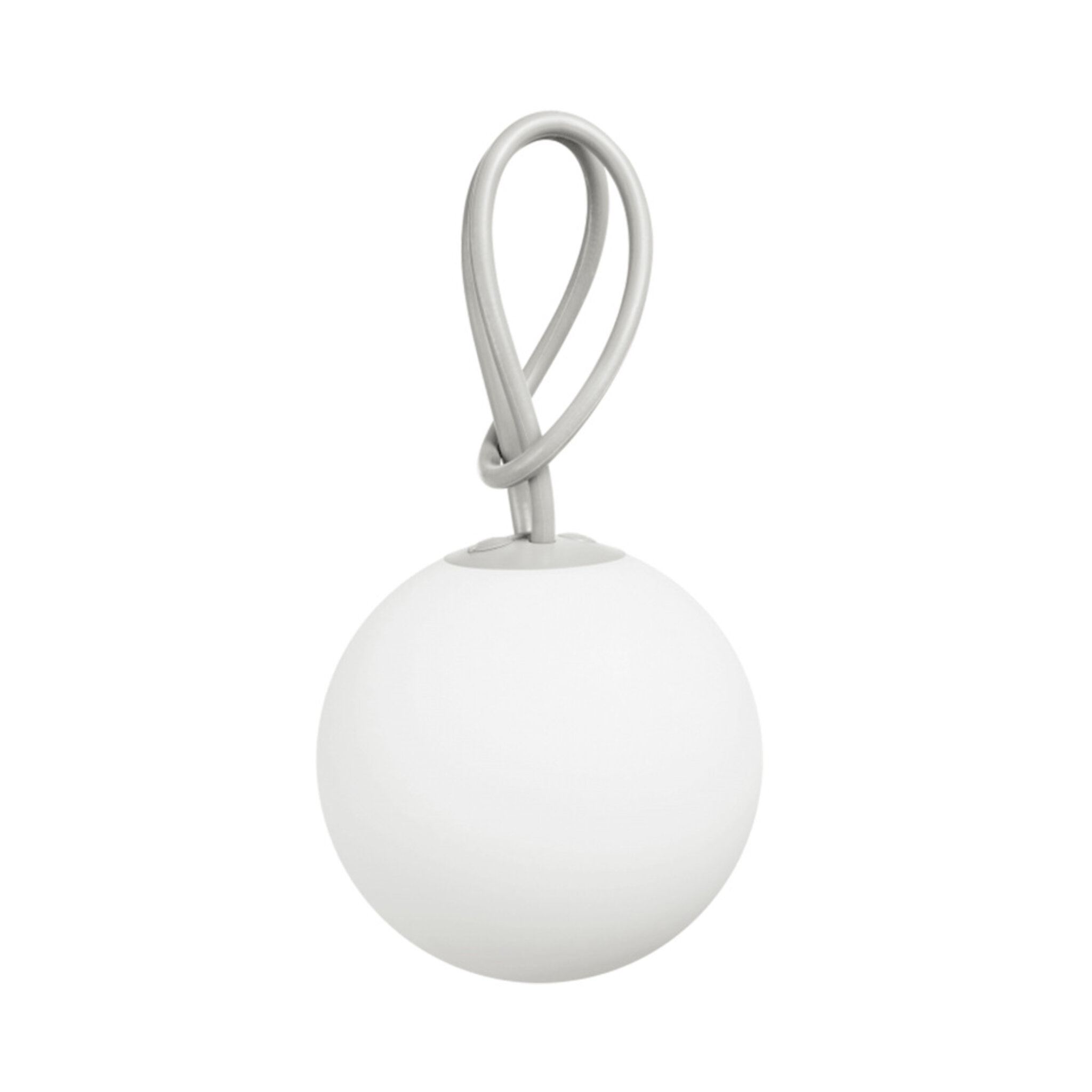 Uppladdningsbar lampa Bolleke, ljusgrå, 20 CM Ø