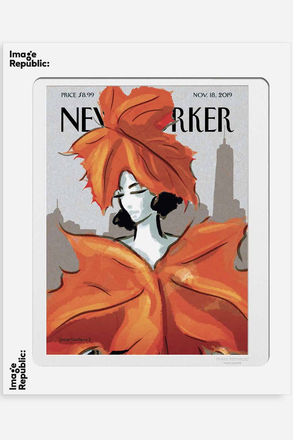 Poster The New Yorker Dressed for fall 40x50 cm