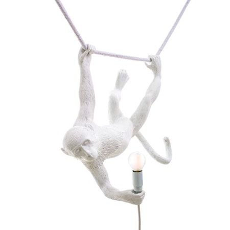 Monkey Taklampa Gunga Vit