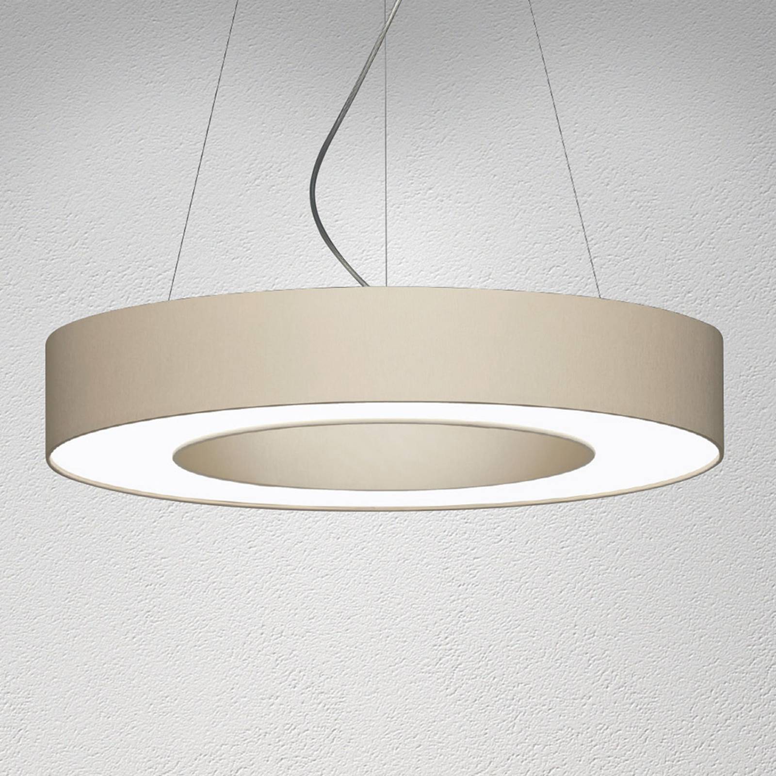 LED-pendellampa Donut dimbar 22 W melange