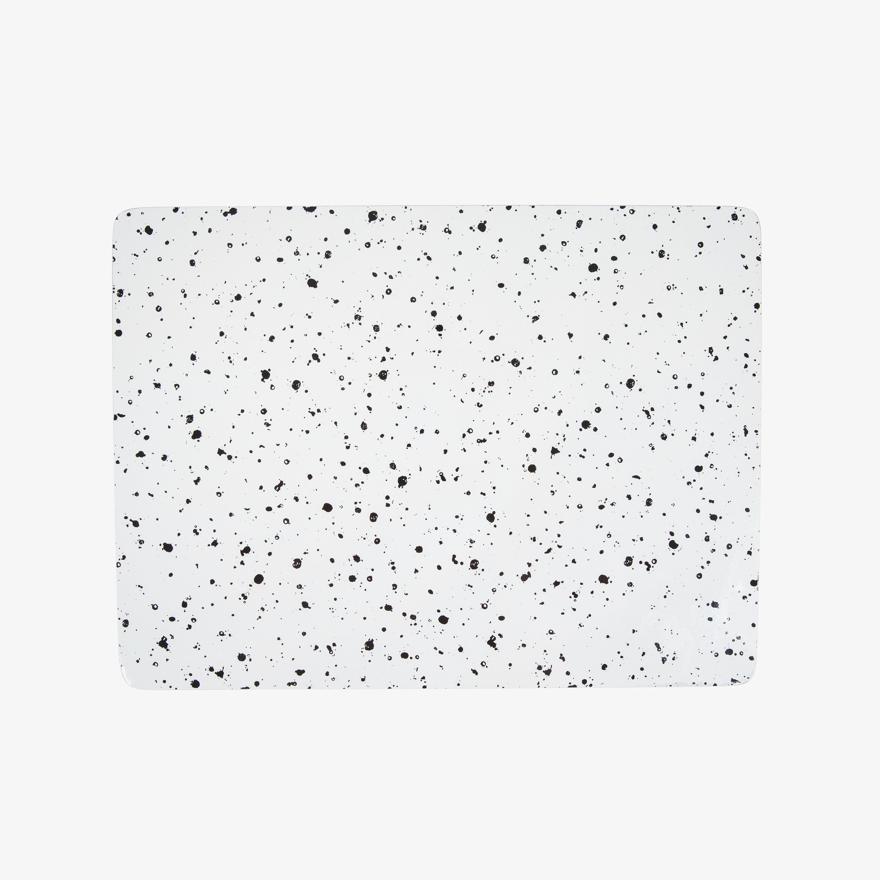 Bordstablett Laminerad Splatter Cremevit