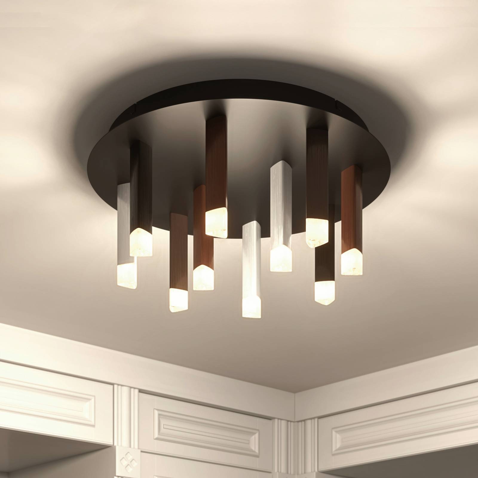 Lucande Stoika LED-taklampa rund