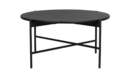 Skye Soffbord Svart Ek Ø85 cm