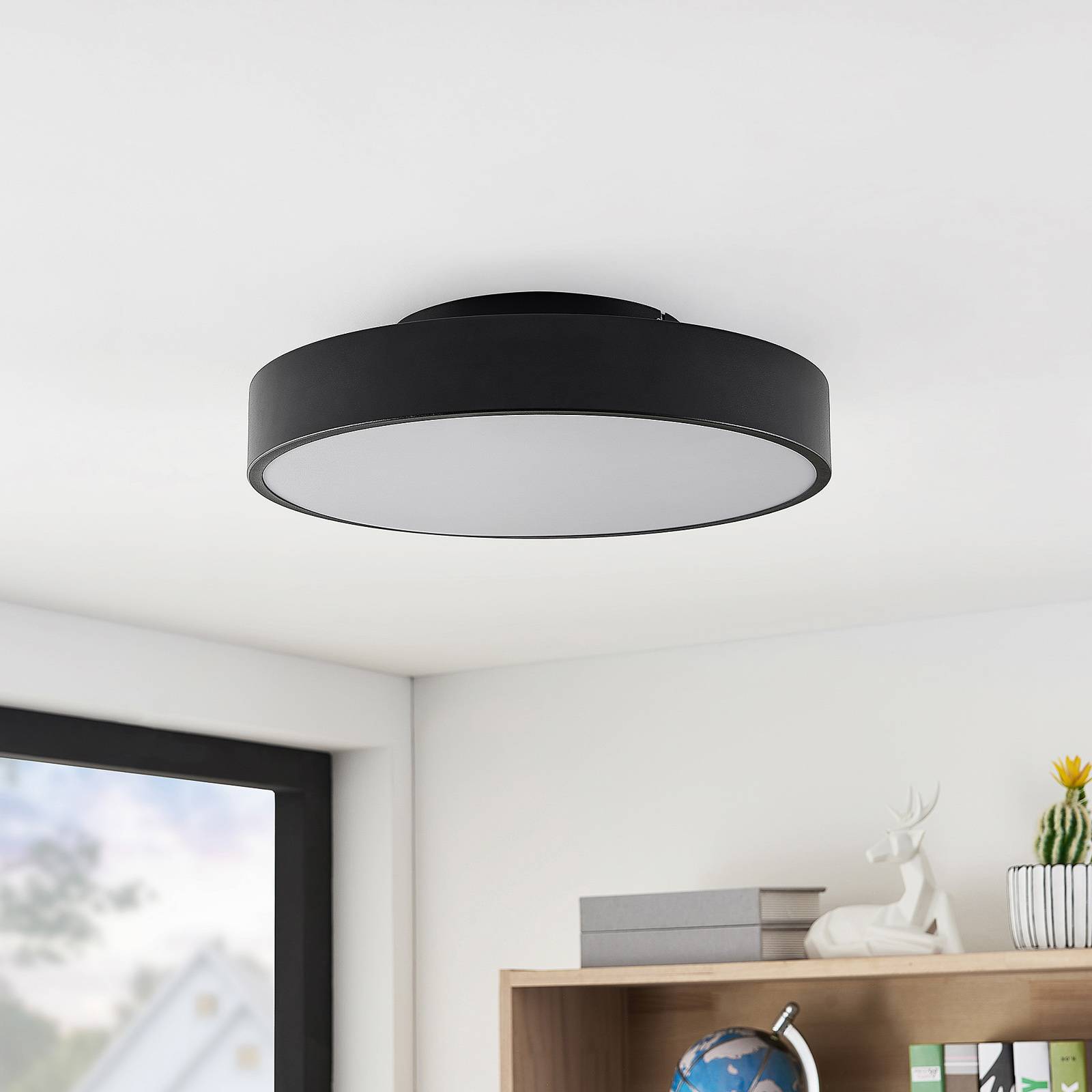 Lindby Milada LED-taklampa, svart