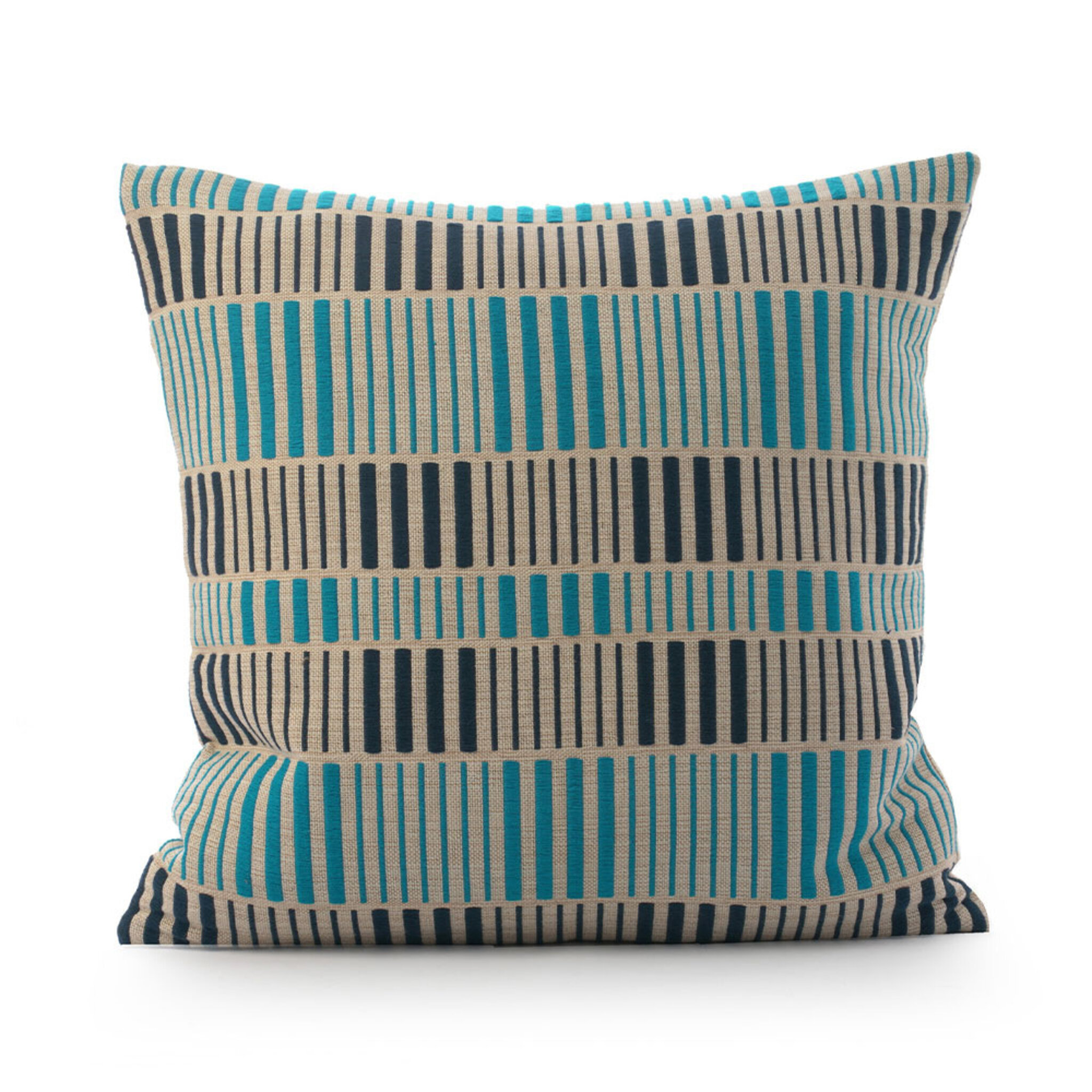Kuddfodral 50x50 Blue Stripe Braided, 50X50