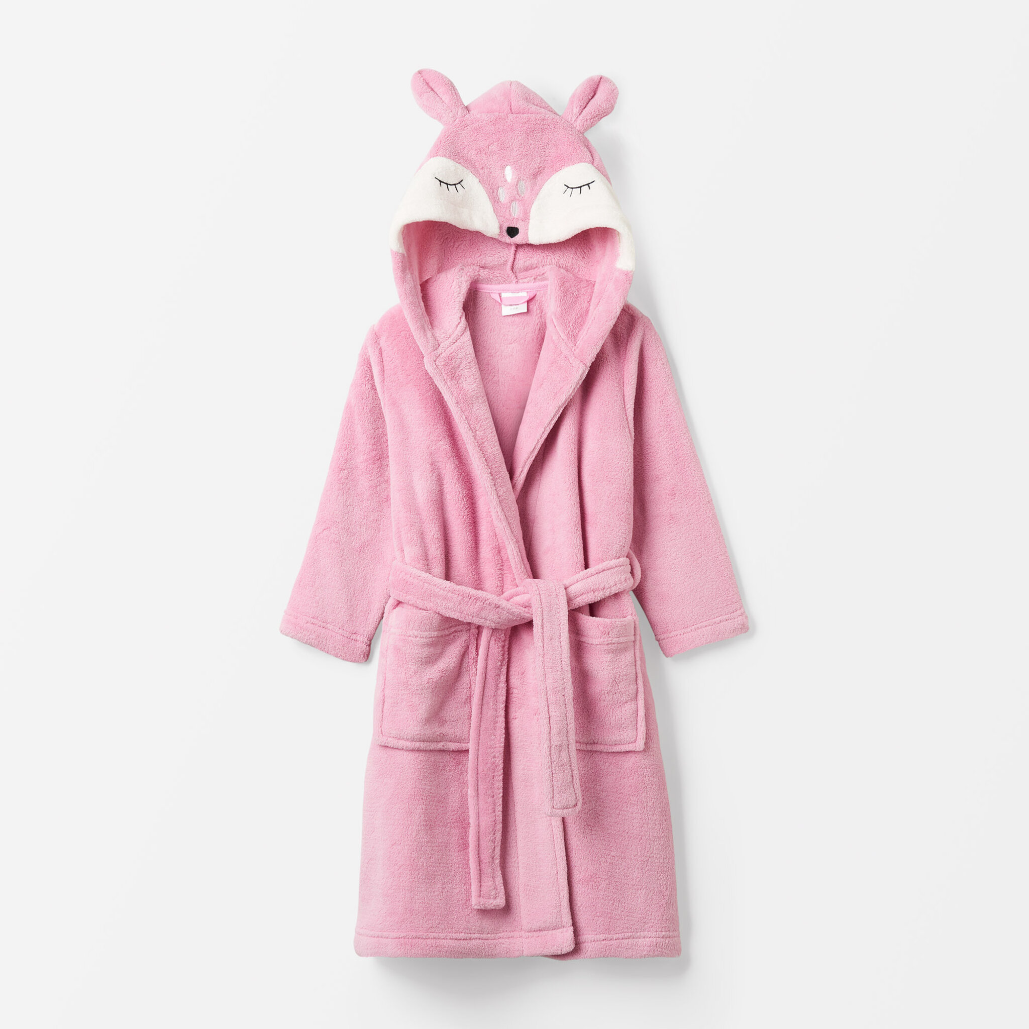 Morgonrock i fleece FOREST