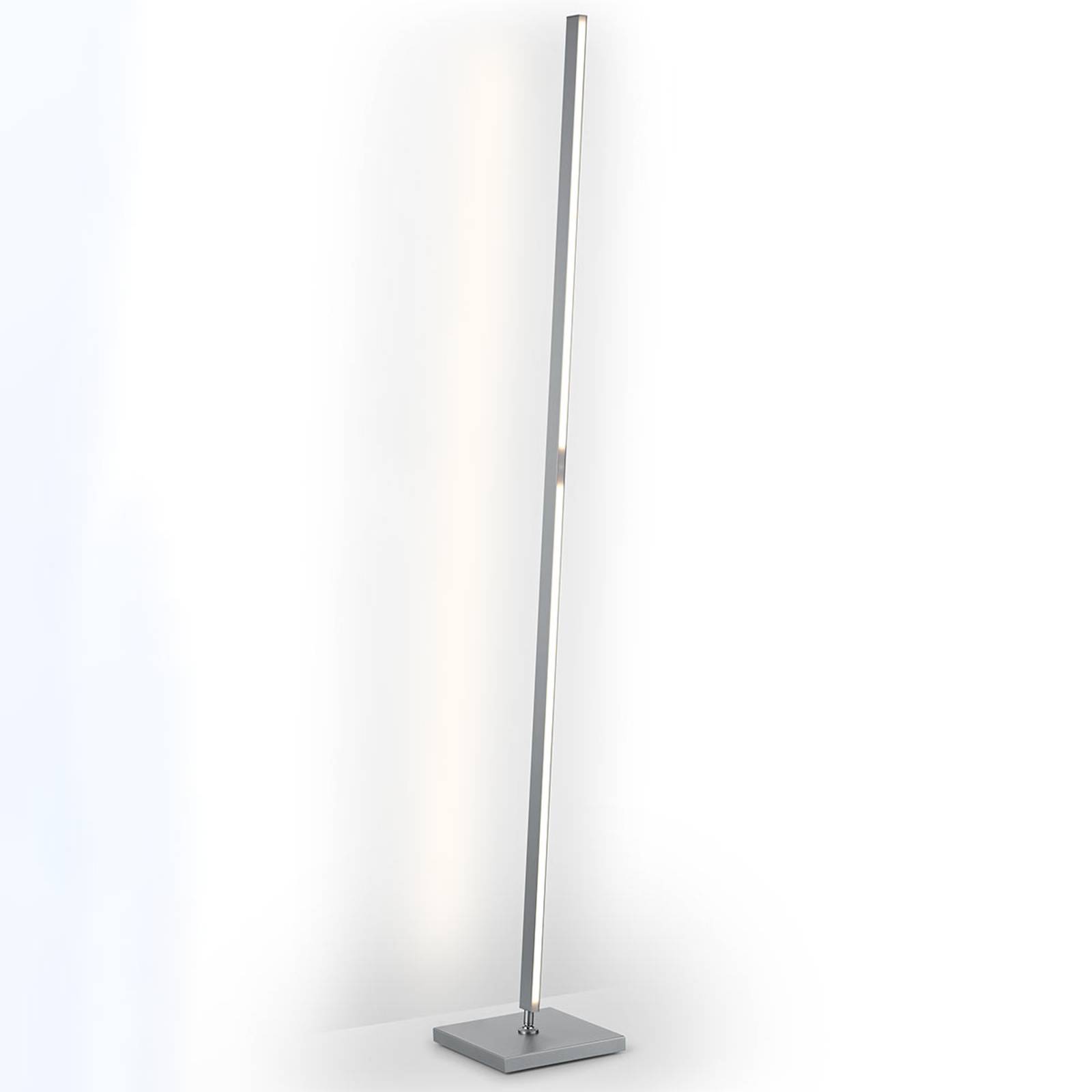 Rätlinjig LED-golvlampa Meli med geststyrning