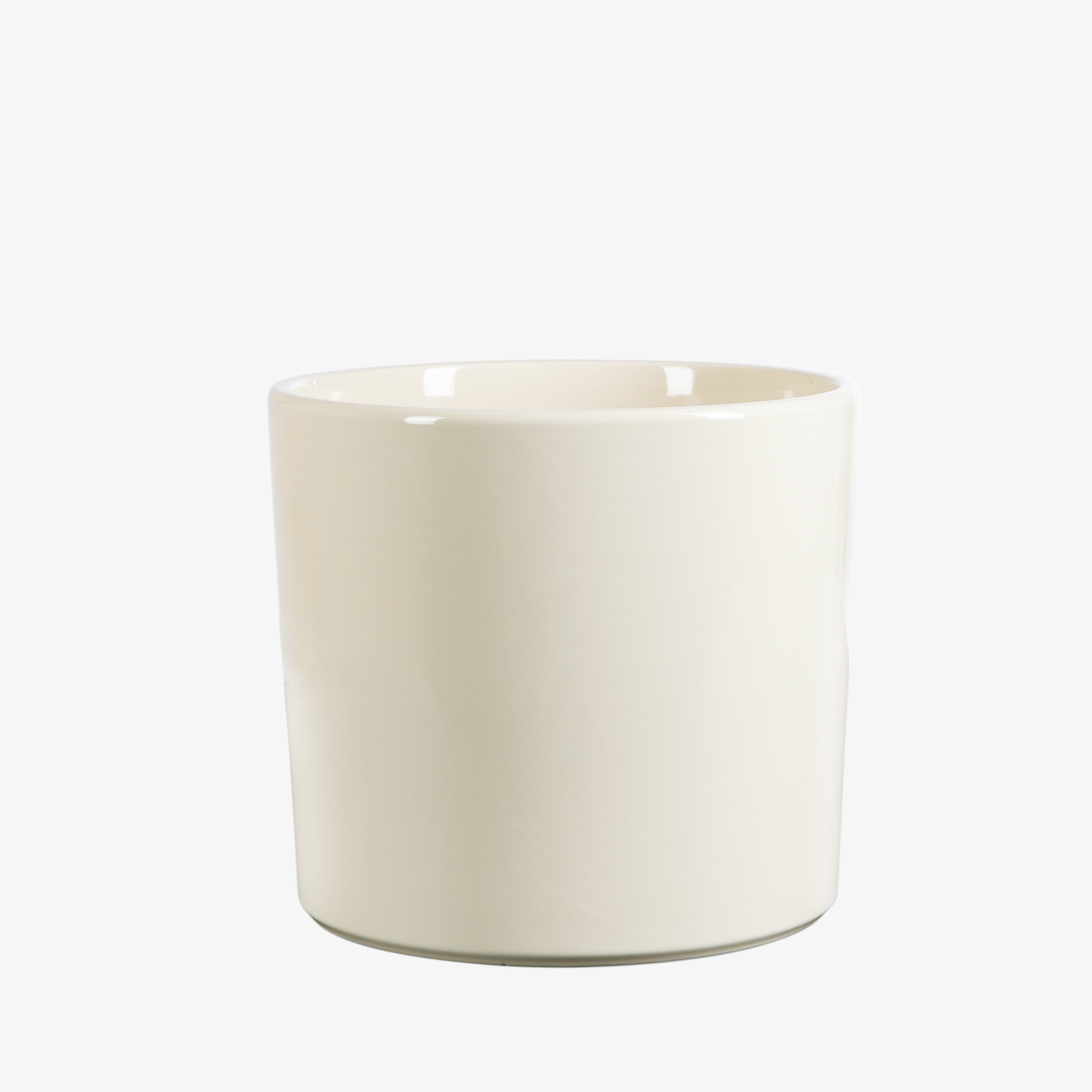 Kruka Glaserad 20cm Creme