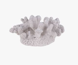 Pillar coral dekoration vit