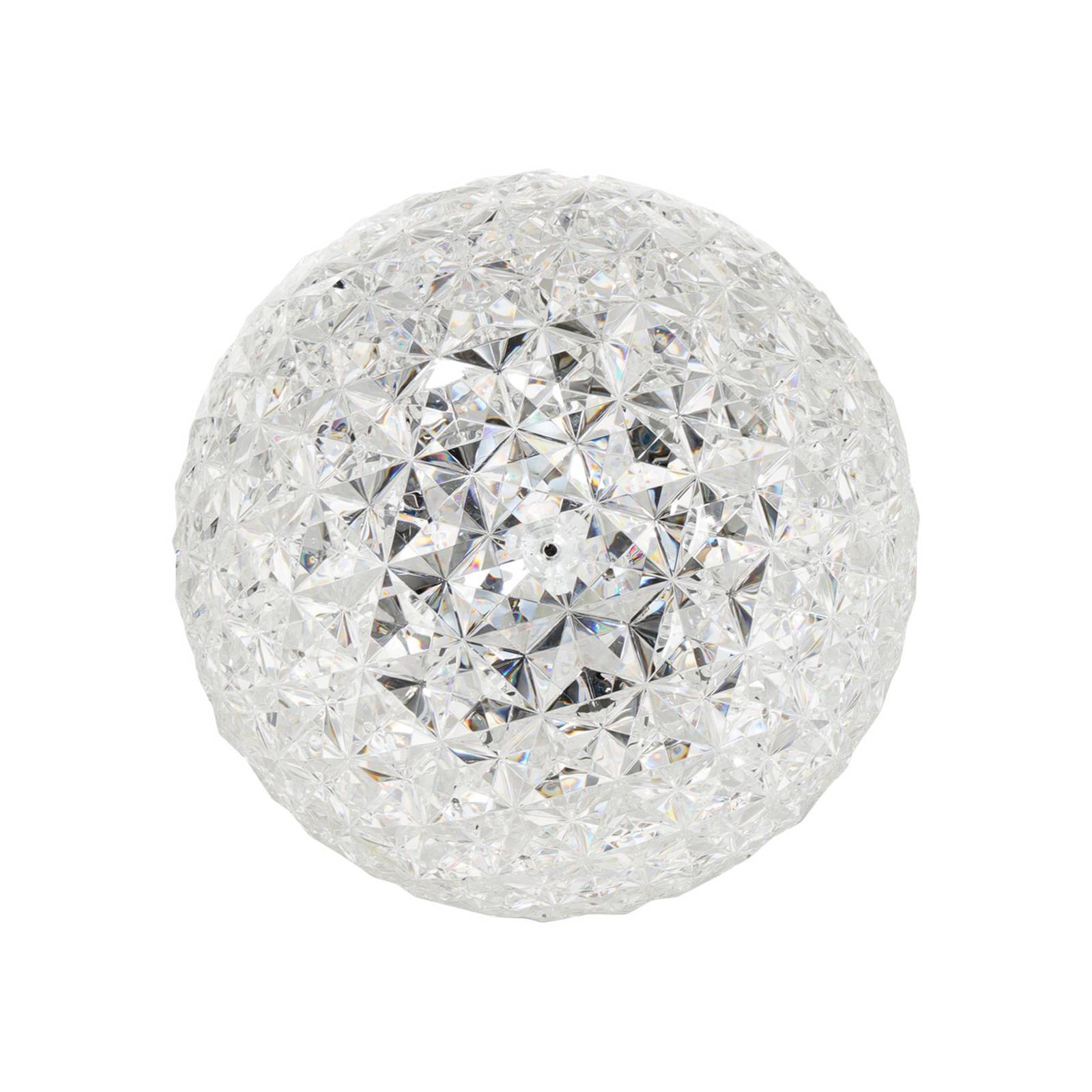 Kartell Planet LED-golvlampa, 130 cm kristallklar