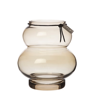 Glasvas Svart d7,8xh4 cm