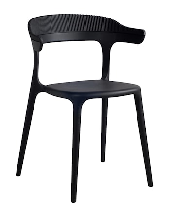 Muubs Luna Stripe stol - svart