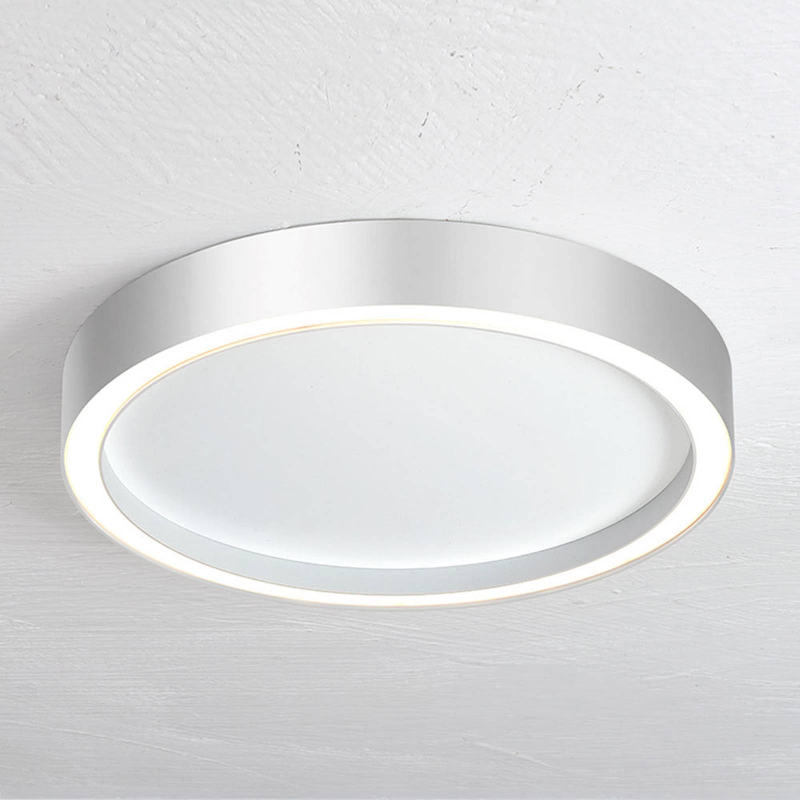 Bopp Aura LED-taklampa Ø 30 cm vit/aluminium