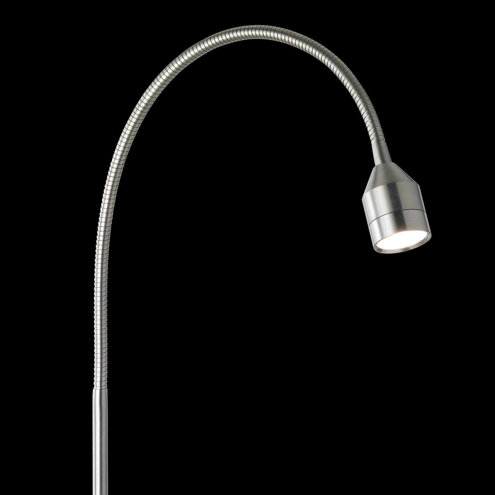 LED-klämlampa Lovi med strömbrytare, nickel