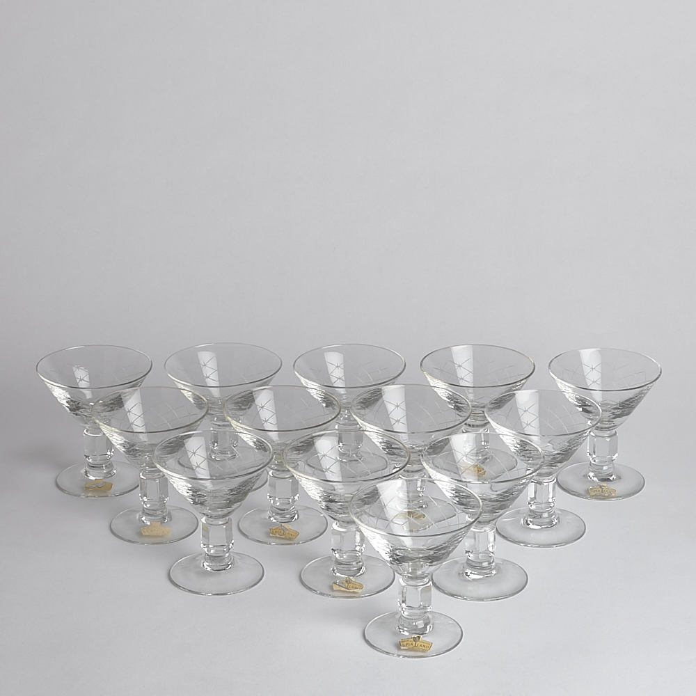 Vintage - SÅLD Likörglas Jönköping 13 st