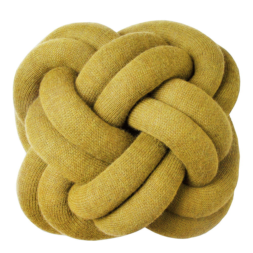 Design House Stockholm - Knot Kudde 30 cm Gul