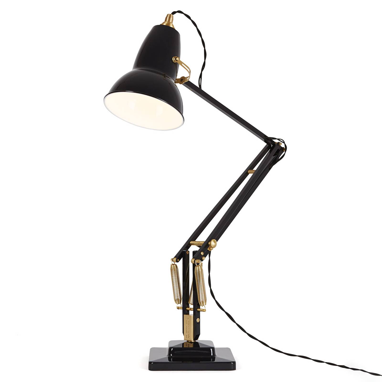 Anglepoise Original 1227 Brass bordslampa svart