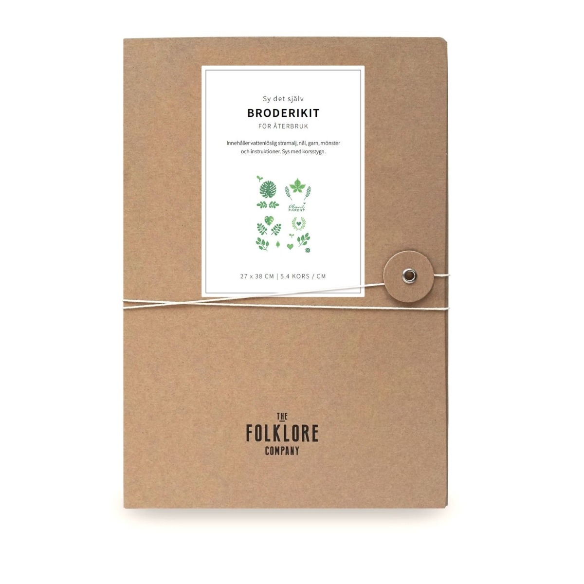 The Folklore Company Sweden Broderikit för återbruk Plants