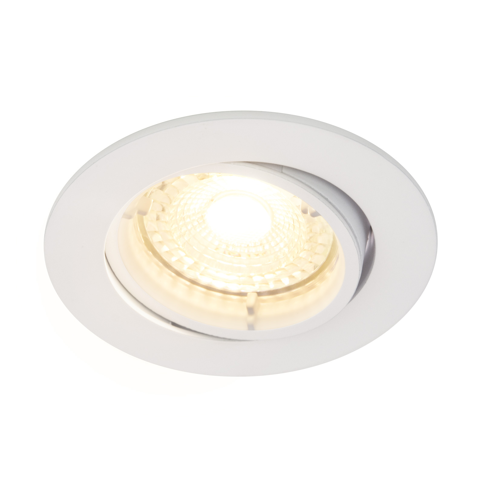 LED-inbyggnadsspot Carina 2 700 K dim tilt vit