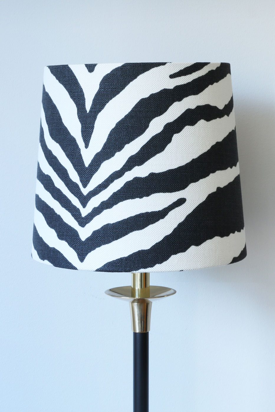 Lampskärm Sixten 25 cm Zebra svart