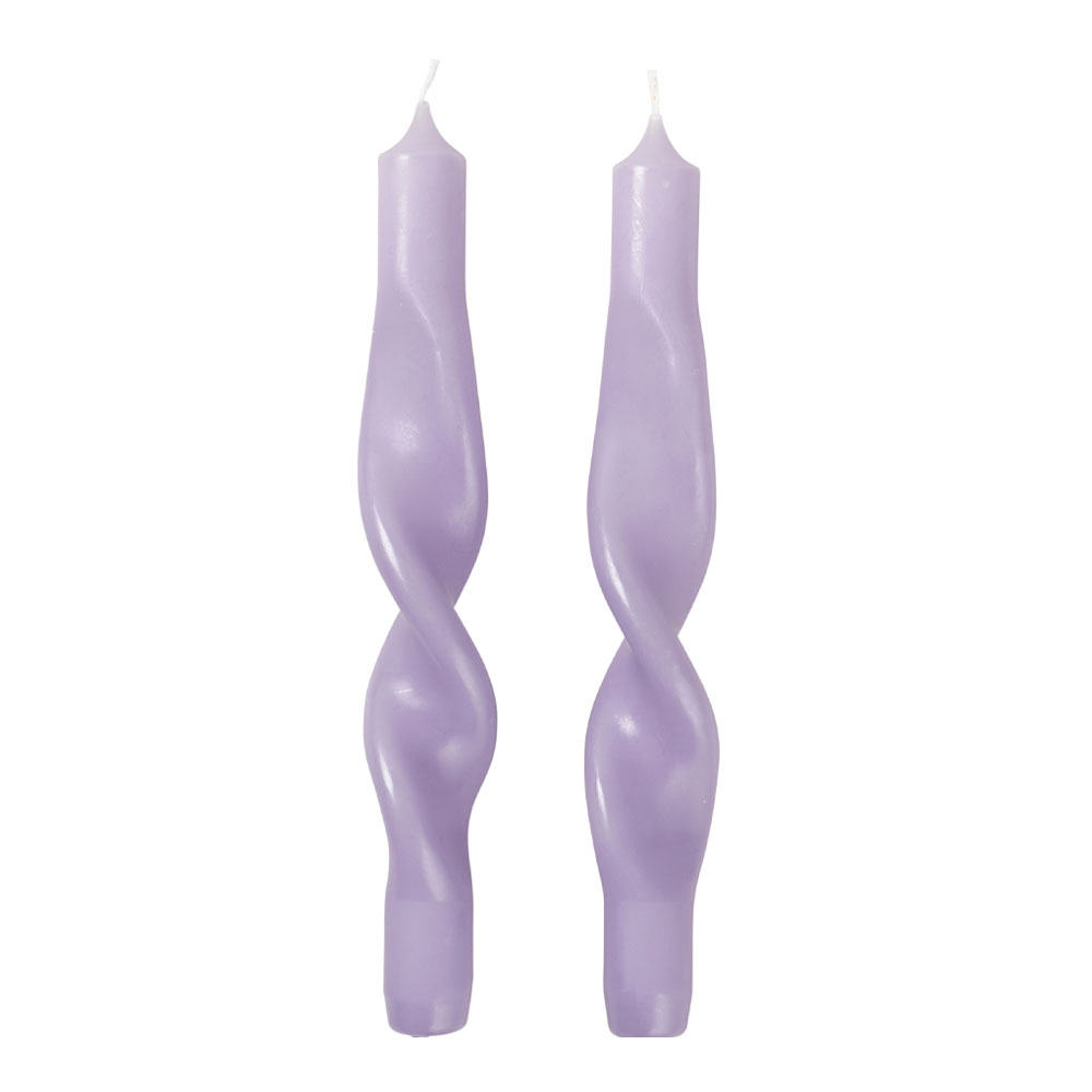 Broste Copenhagen - Broste Copenhagen Twisted Ljus 2-pack Siren