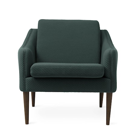 Mr. Olsen Lounge Chair Petrol Smoked Ek