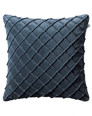 Deva Kuddfodral Velvet Havsblå 50x50cm