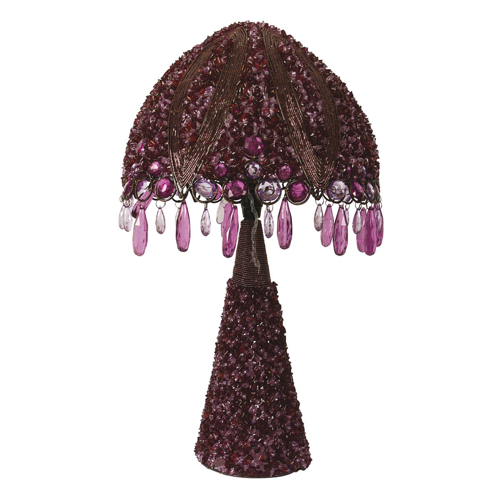 Bordslampa Perla 53 cm lila
