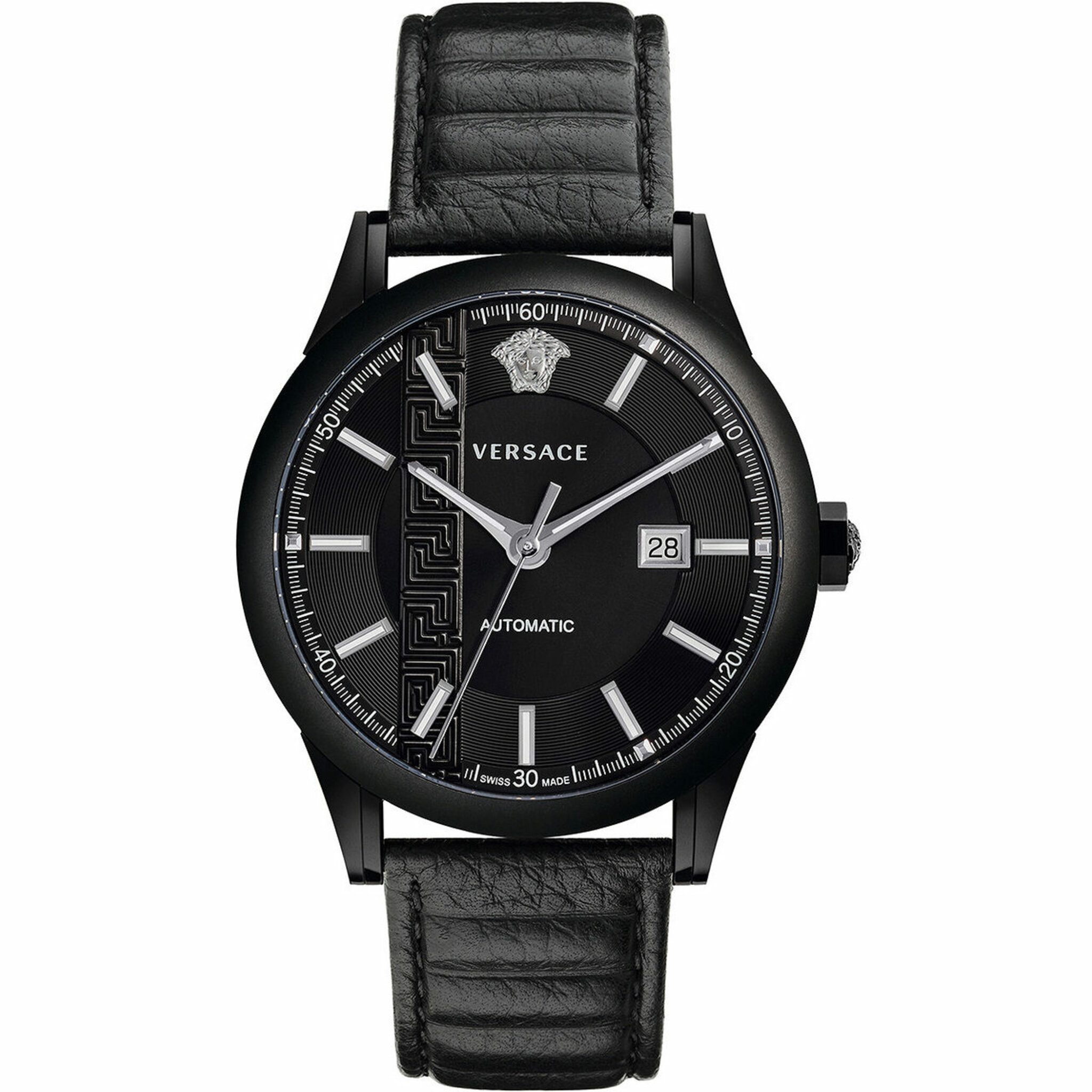 V18030017, Automatic, 44mm, 5atm, black