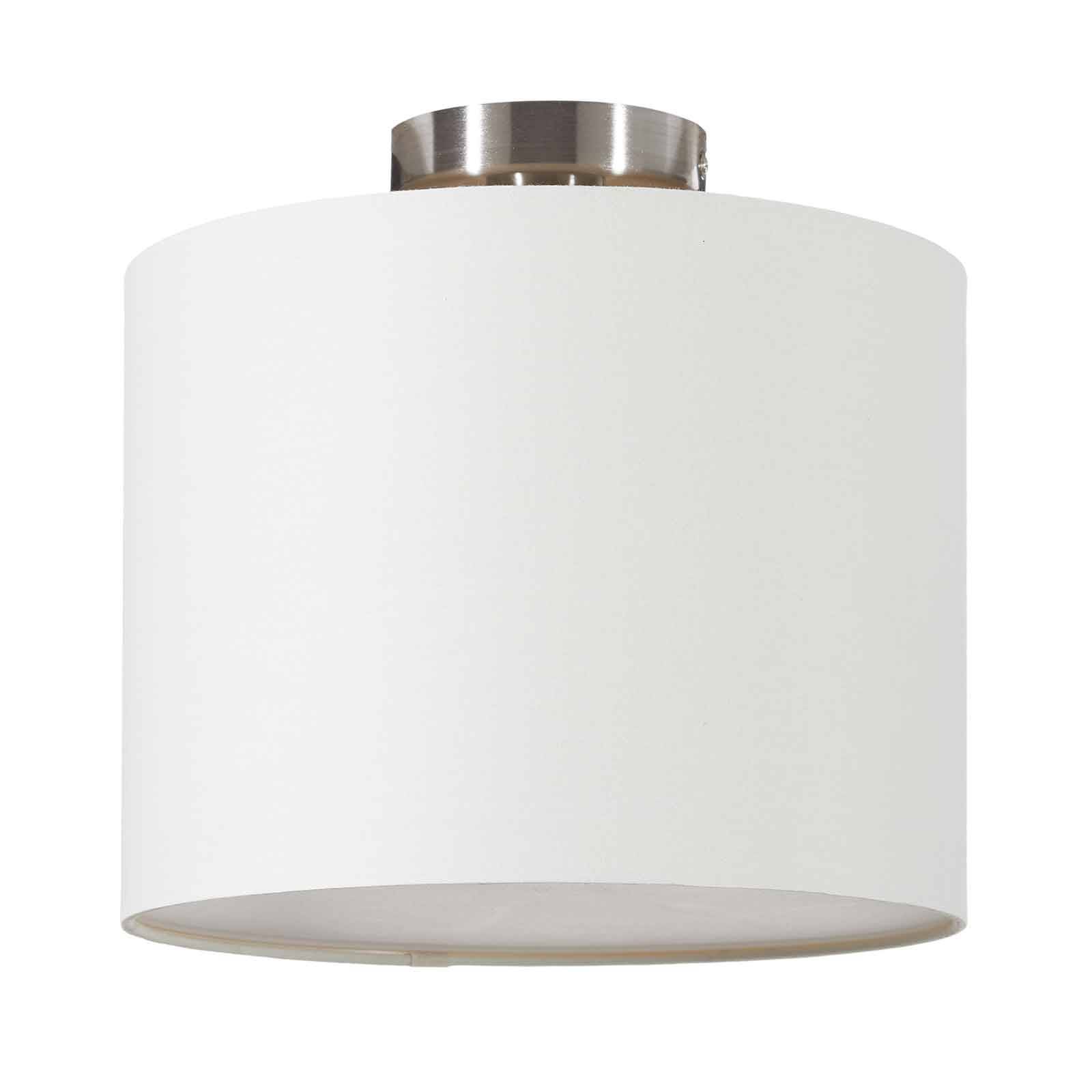Lucande Patrik textiltaklampa Ø 30 cm creme