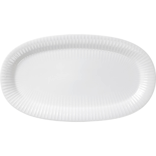Kähler Design - Hammershøi Oval serveringsfat 40x22,5 cm Vit