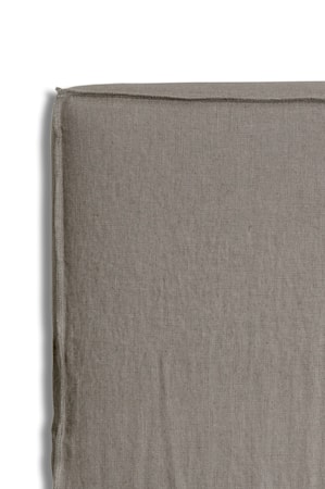 Sänggavelklädsel Mira Loose-fit stone 120x140
