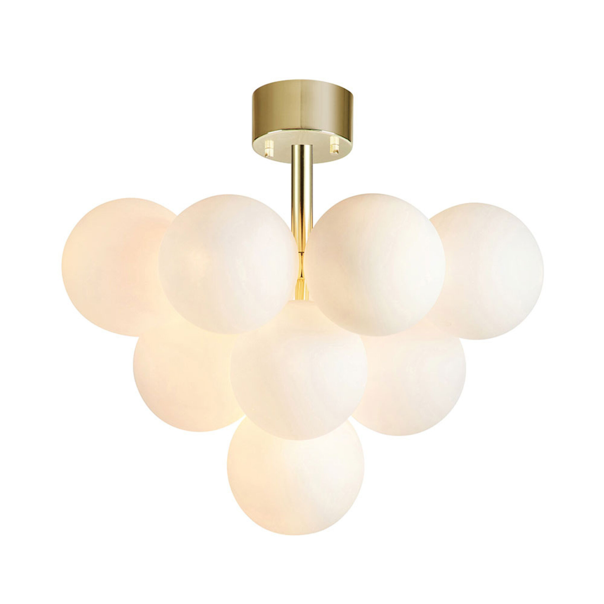 MERLOT Plafond 13L Mässing/Vit