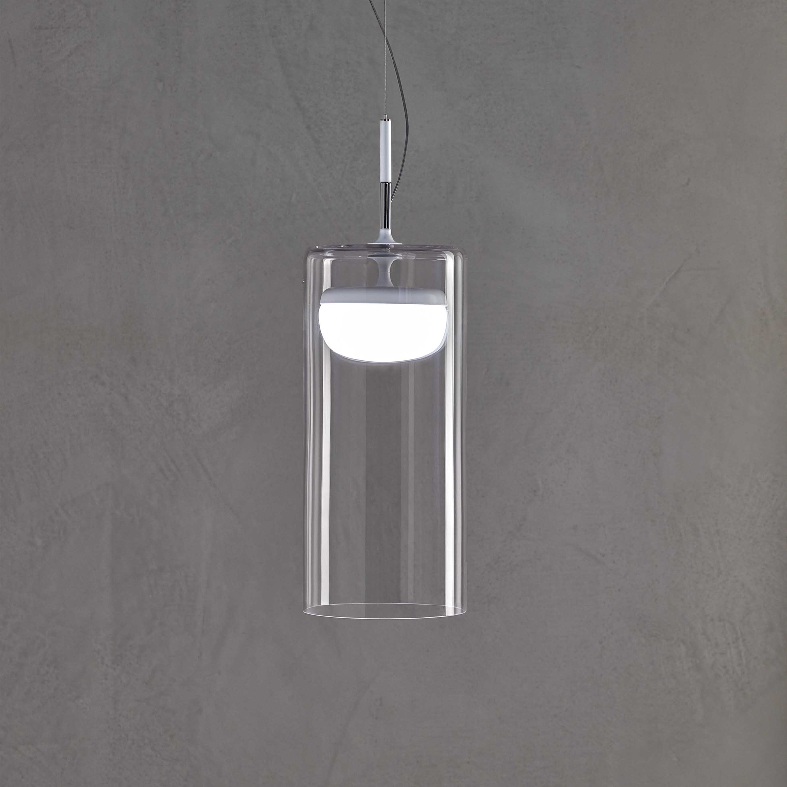 Prandina Diver LED-hänglampa S5 2 700 K vit