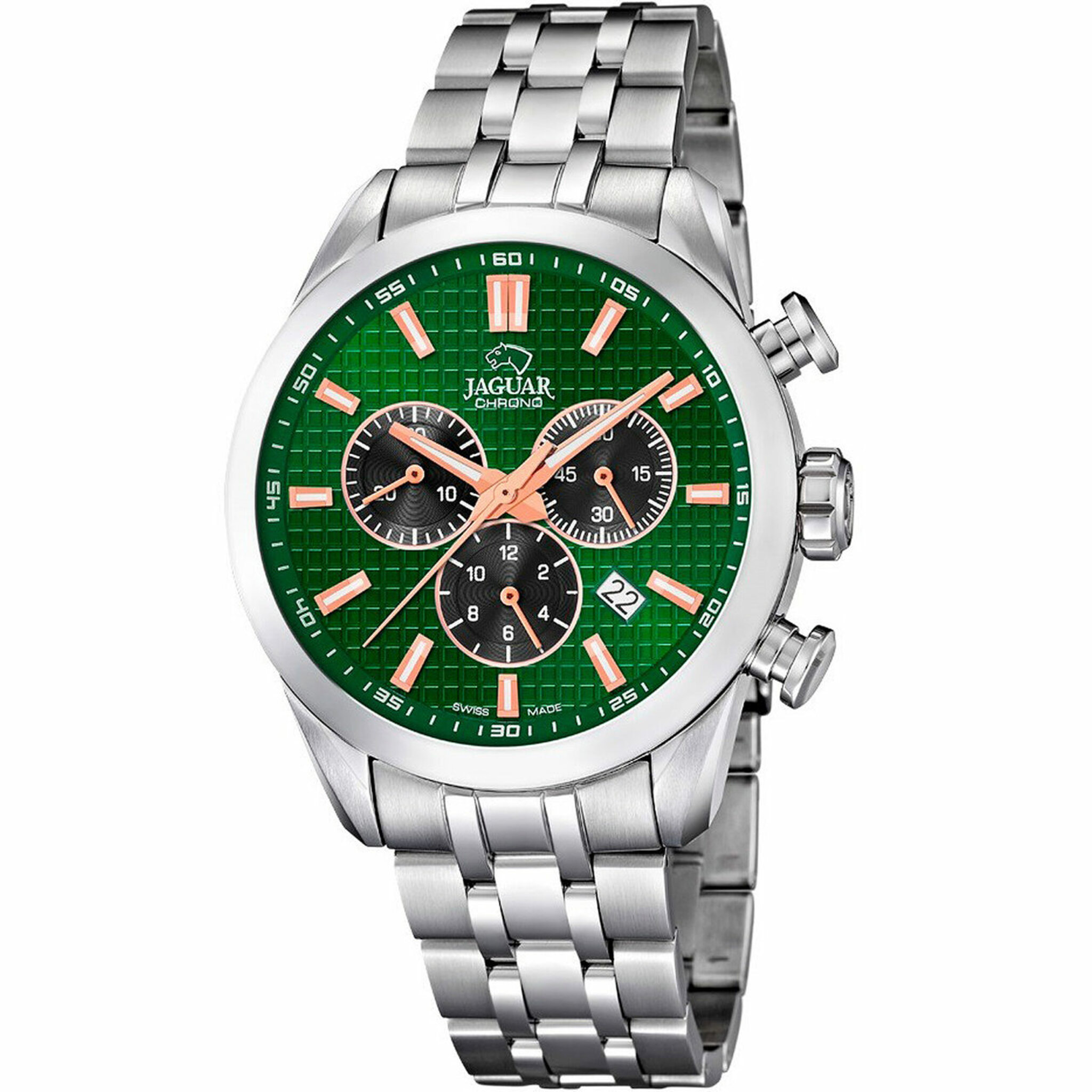 J865/3, Quartz, 43mm, 10atm, silver