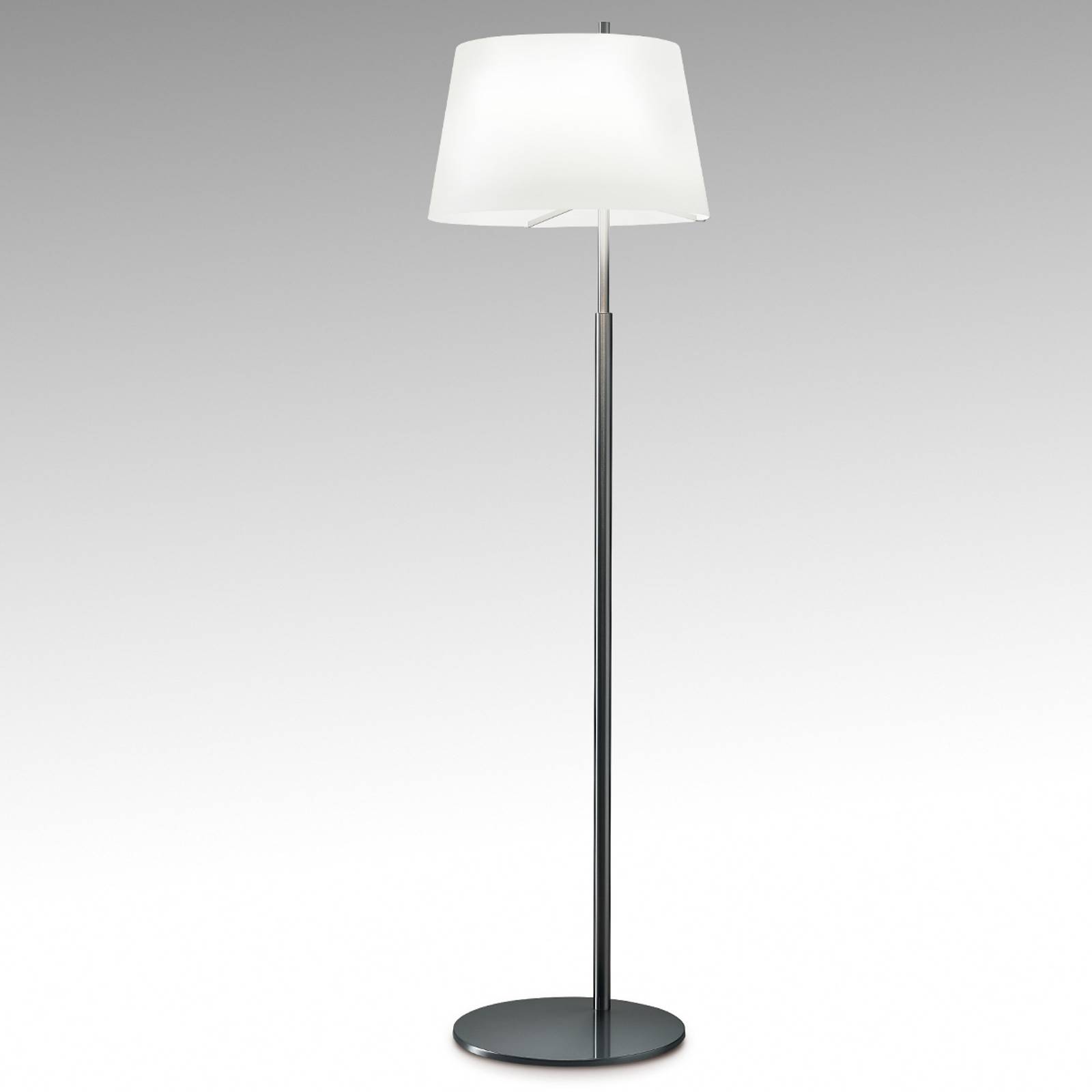 Passion designergolvlampa Fontana Arte, nickel