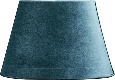 Lampskärm Oval Sammet Turkos