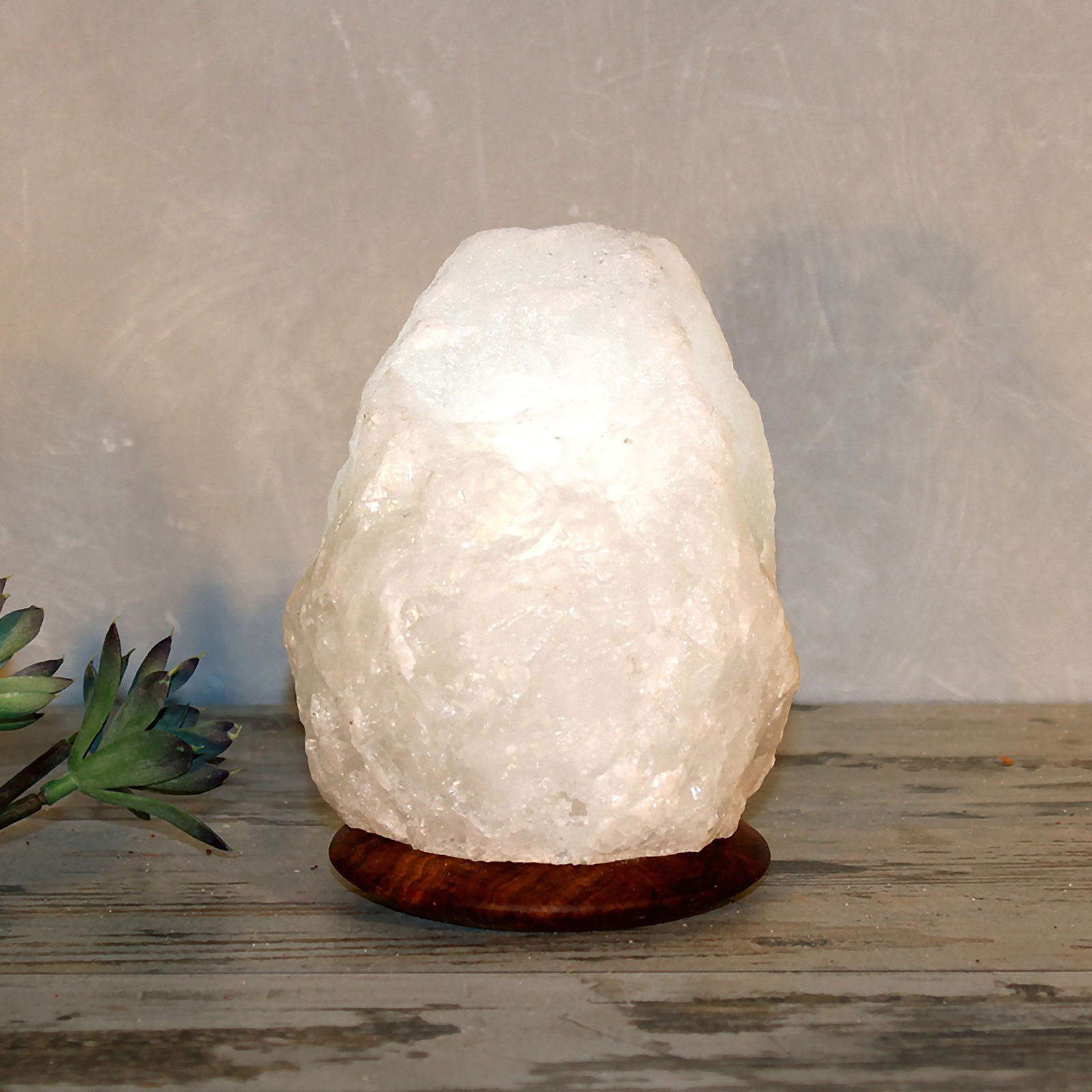 Saltkristallampa Rock White Line, 2-3 kg