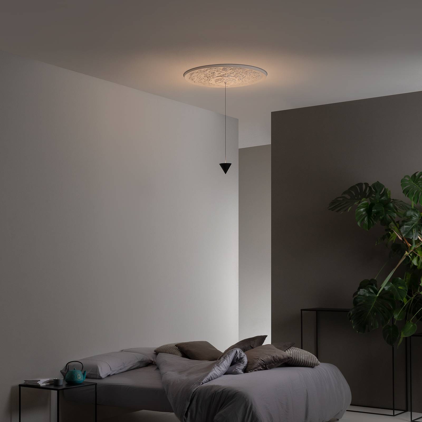 Karman Moonbloom LED-hänglampa Ø 75 cm 3 000 K