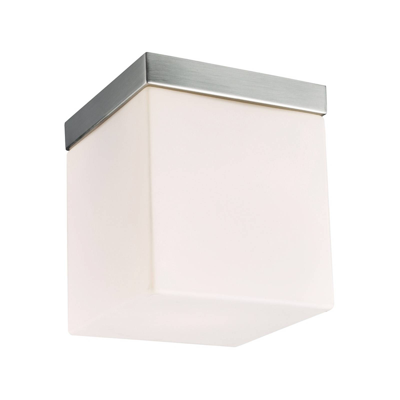Taklampa Livia, 12x12 cm, nickel