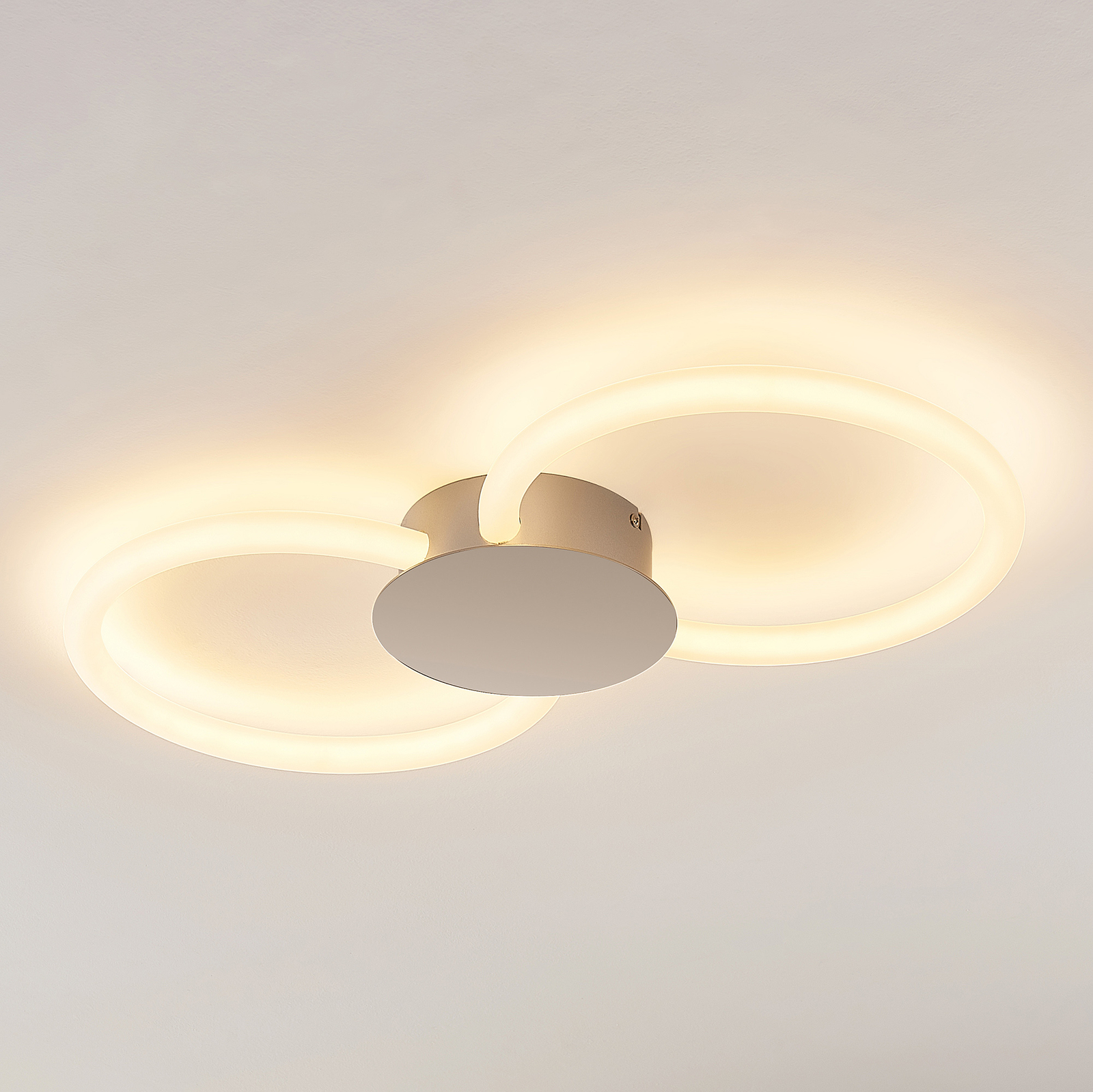 Lucande Clasa LED-taklampa, 2 lampor